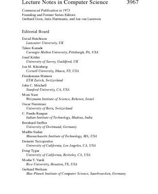 خرید و دانلود نسخه کامل کتاب Computer Science – Theory and Applications: First International Computer Science Symposium in Russia, CSR 2006, St. Petersburg, Russia, June 8-12. 2006. Proceedings