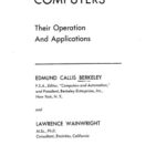 خرید و دانلود نسخه کامل کتاب Computers: their operation and applications