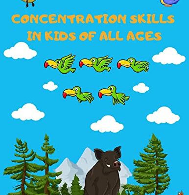 خرید و دانلود نسخه کامل کتاب Concentration Skills In Kids Of All Ages: Spot The Difference For Kids 7-9 – Awesome Activities for Clever Kids (Children’s Activity Books) –  +  Pdf