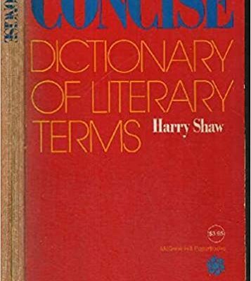 خرید و دانلود نسخه کامل کتاب Concise Dictionary of Literary Terms –  Pdf