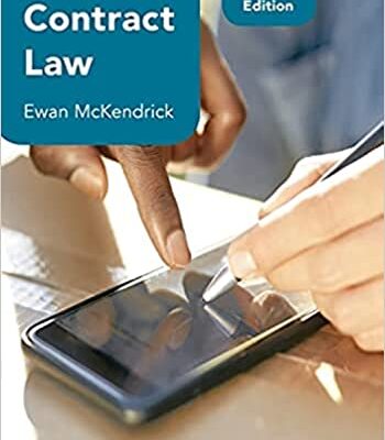 خرید و دانلود نسخه کامل کتاب Contract Law (Macmillan Law Masters, 8) 14th Edition BY McKendrick –  Pdf
