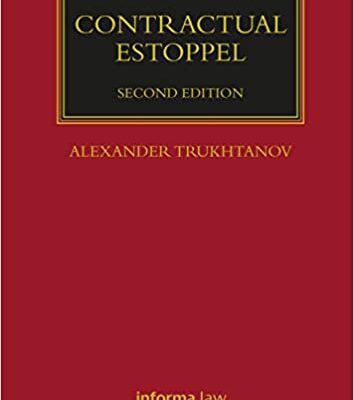 خرید و دانلود نسخه کامل کتاب Contractual Estoppel (Lloyd’s Commercial Law Library) (2nd Edition) [2022] –  PDF