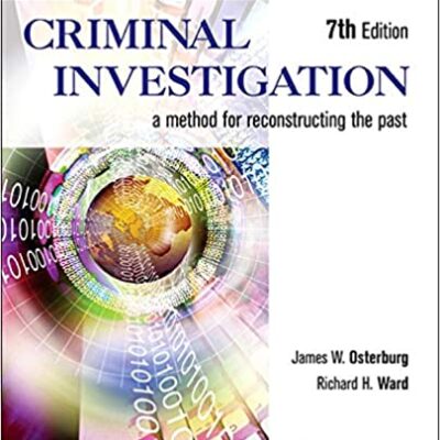 خرید و دانلود نسخه کامل کتاب Criminal Investigation: A Method for Reconstructing the Past (7th Edition) – PDF