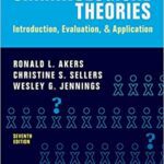 خرید و دانلود نسخه کامل کتاب Criminological Theories: Introduction, Evaluation, and Application (7th Edition) –  pdf