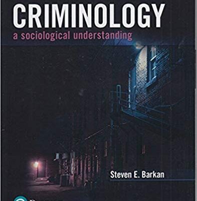 خرید و دانلود نسخه کامل کتاب Criminology: A Sociological Understanding 7th Edition