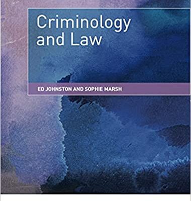 خرید و دانلود نسخه کامل کتاب Criminology and Law[2021] –  PDF