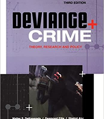 خرید و دانلود نسخه کامل کتاب Deviance and Crime: Theory, Research and Policy (3rd Edition) –  Pdf