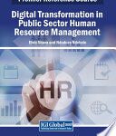 خرید و دانلود نسخه کامل کتاب Digital Transformation in Public Sector Human Resource Management –  Pdf