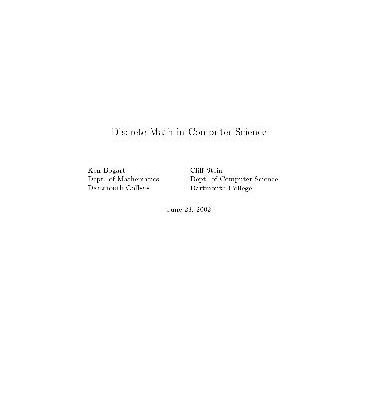 خرید و دانلود نسخه کامل کتاب Discrete Math in Computer Science