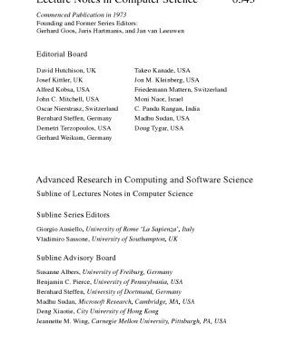 خرید و دانلود نسخه کامل کتاب Distributed Computing: 24th International Symposium, DISC 2010, Cambridge, MA, USA, September 13-15, 2010. Proceedings
