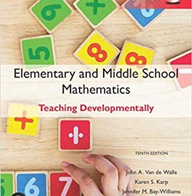 خرید و دانلود نسخه کامل کتاب Elementary and Middle School Mathematics: Teaching Developmentally, Global Edition (10th edition)