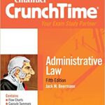 خرید و دانلود نسخه کامل کتاب Emanuel CrunchTime for Administrative Law (Emanuel CrunchTime Series) (5th Edition) –  +  pdf