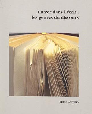 خرید و دانلود نسخه کامل کتاب Entrer dans l’écrit : les genres du discours (French Edition)  –  +  pdf