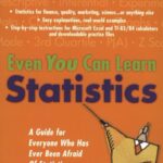 خرید و دانلود نسخه کامل کتاب Even you can learn statistics: a guide for everyone who has ever been afraid of statistics –  PDF