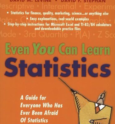 خرید و دانلود نسخه کامل کتاب Even you can learn statistics: a guide for everyone who has ever been afraid of statistics –  PDF