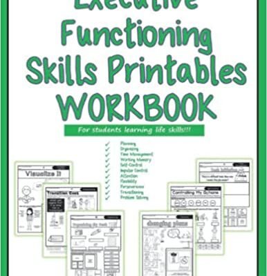 خرید و دانلود نسخه کامل کتاب Executive Functioning Skills Printables Workbook: For Students Learning Life Skills – Pdf