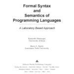 خرید و دانلود نسخه کامل کتاب Formal Syntax and Semantics of Programming Languages: A Laboratory Based Approach