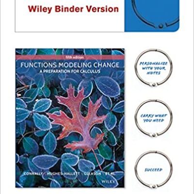 خرید و دانلود نسخه کامل کتاب Functions Modeling Change: A Preparation for Calculus (5th Edition) –  PDF