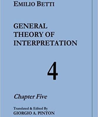 خرید و دانلود نسخه کامل کتاب General Theory of Interpretation: Chapter Five (Vol. 4) – + Pdf