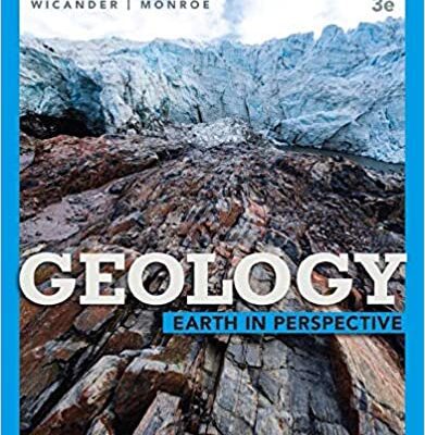 خرید و دانلود نسخه کامل کتاب Geology: Earth in Perspective (3rd Edition) BY Wicander –  Pdf