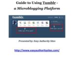 خرید و دانلود نسخه کامل کتاب Guide to Using Tumblr – a Microblogging Platform