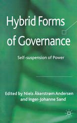 خرید و دانلود نسخه کامل کتاب Hybrid Forms of Governance: Self-suspension of Power –  Pdf