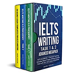 خرید و دانلود نسخه کامل کتاب IELTS Writing Task 1 & 2 ADVANCED LEVEL: IELTS Academic & General Training:: Includes Band 9 Essay Writing Sample Pack with 20 –  +  PDF