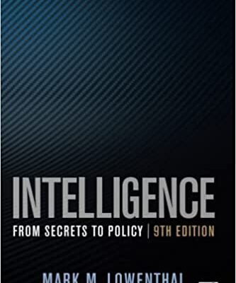 خرید و دانلود نسخه کامل کتاب Intelligence: From Secrets to Policy (9th Edition) –  +  Pdf