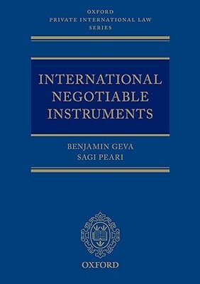 خرید و دانلود نسخه کامل کتاب International Negotiable Instruments (Oxford Private International Law) –  Pdf