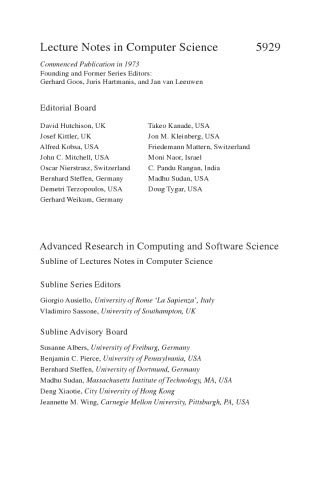 خرید و دانلود نسخه کامل کتاب Internet and Network Economics: 5th International Workshop, WINE 2009, Rome, Italy, December 14-18, 2009. Proceedings_68615daf512db.jpeg خرید و دانلود نسخه کامل کتاب Internet and Network Economics: 5th International Workshop, WINE 2009, Rome, Italy, December 14-18, 2009. Proceedings