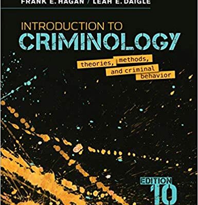 خرید و دانلود نسخه کامل کتاب Introduction to Criminology: Theories, Methods, and Criminal Behavior Tenth Edition