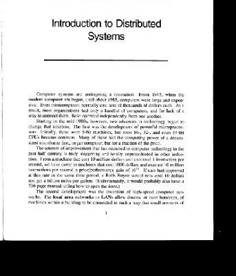 خرید و دانلود نسخه کامل کتاب Introduction to distributed systems