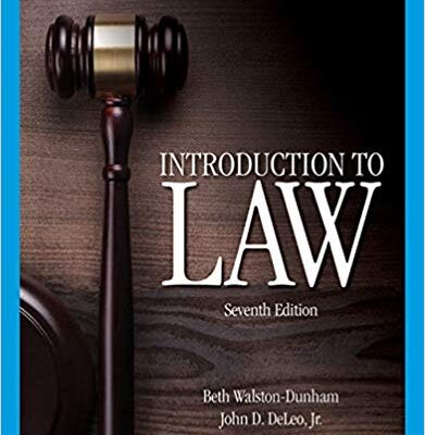 خرید و دانلود نسخه کامل کتاب Introduction to Law (7th Edition)[2019] [PDF] [Retail]