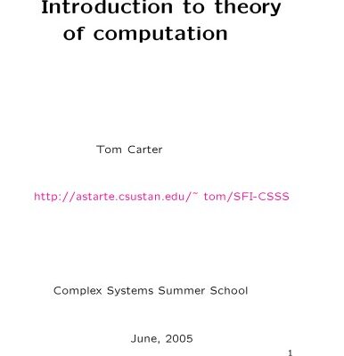 خرید و دانلود نسخه کامل کتاب Introduction to Theory of Computation