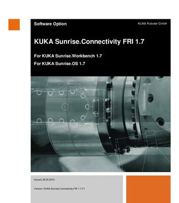خرید و دانلود نسخه کامل کتاب KUKA Sunrise.Connectivity FRI 1.7