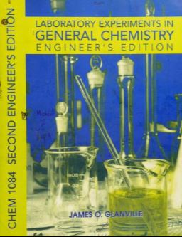 خرید و دانلود نسخه کامل کتاب Laboratory Experiments in General Chemistry Engineer’s Edition (Virginia Tech University) (CHEM 1084 Second Engineer’s Edition) – Pdf