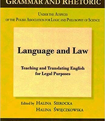 خرید و دانلود نسخه کامل کتاب Language and law