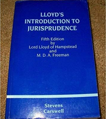 خرید و دانلود نسخه کامل کتاب Lloyd’s Introduction to Jurisprudence (5th Edition) –  Pdf