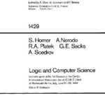 خرید و دانلود نسخه کامل کتاب Logic and Computer Science: Lectures Given at the First Session of the Centro Internazionale Matematico Estivo (C.I.M.E.) Held at Montecatini Terme, Italy, June 20-18, 1988
