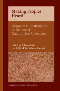 خرید و دانلود نسخه کامل کتاب Making Peoples Heard Essays on Human Rights in Honour of Gudmundur Alfredsson – Pdf