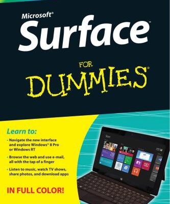 خرید و دانلود نسخه کامل کتاب Microsoft Surface For Dummies