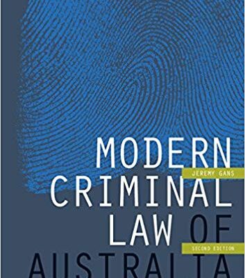 خرید و دانلود نسخه کامل کتاب Modern Criminal Law of Australia (2nd Edition) – + pdf