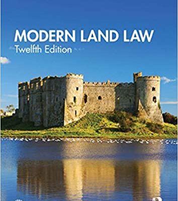 خرید و دانلود نسخه کامل کتاب Modern Land Law (12th Edition) –  PDF