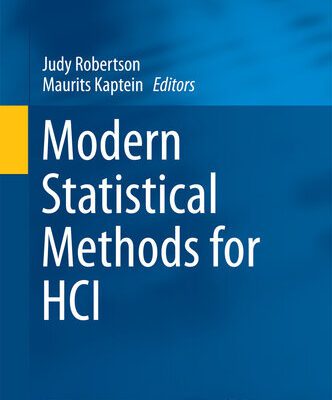 خرید و دانلود نسخه کامل کتاب Modern Statistical Methods for HCI