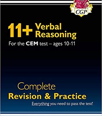 خرید و دانلود نسخه کامل کتاب New 11+ CEM Verbal Reasoning Complete Revision and Practice – Ages 10-11 (with Online Edition): perfect preparation for the eleven plus (CGP 11+ CEM) –  PDF