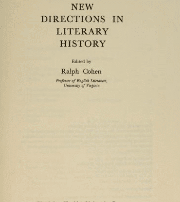 خرید و دانلود نسخه کامل کتاب New directions in literary history –  Pdf