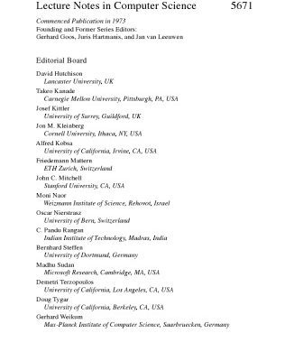 خرید و دانلود نسخه کامل کتاب Pairing-Based Cryptography – Pairing 2009: Third International Conference Palo Alto, CA, USA, August 12-14, 2009 Proceedings