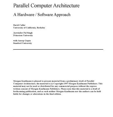 خرید و دانلود نسخه کامل کتاب Parallel Computer Architecture: A Hardware Software Approach (The Morgan Kaufmann Series in Computer Architecture and Design)