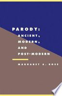 خرید و دانلود نسخه کامل کتاب Parody: Ancient, Modern and Post-modern –  Pdf