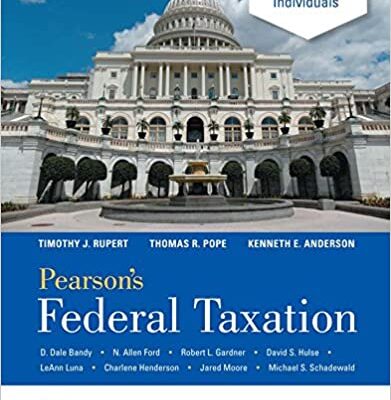 خرید و دانلود نسخه کامل کتاب Pearson’s Federal Taxation 2018 Individuals (31st Edition) –  Pdf